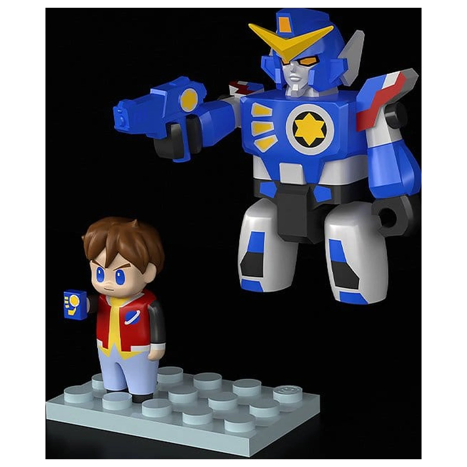 The Brave Fighter of Legend Da-Garn Brickroid Actionfiguren 2er-Pack Da-Garn & Seiji Takasugi Set Produktfoto