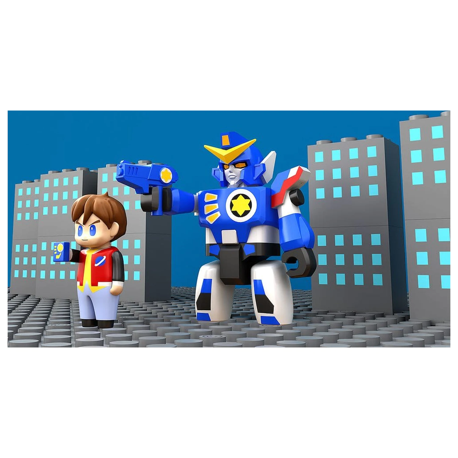 The Brave Fighter of Legend Da-Garn Brickroid Actionfiguren 2er-Pack Da-Garn & Seiji Takasugi Set Produktfoto