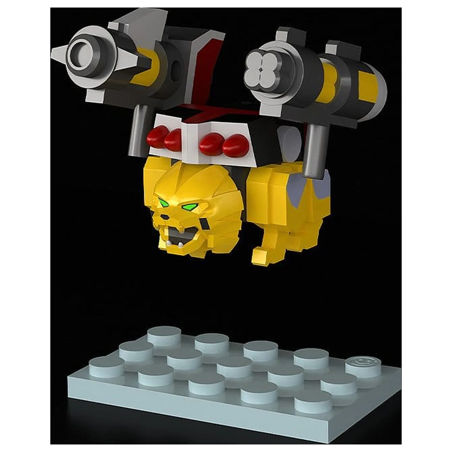 The Brave Fighter of Legend Da-Garn Brickroid Actionfigur Ga-Orn (Animal Mode) 2 cm Produktfoto