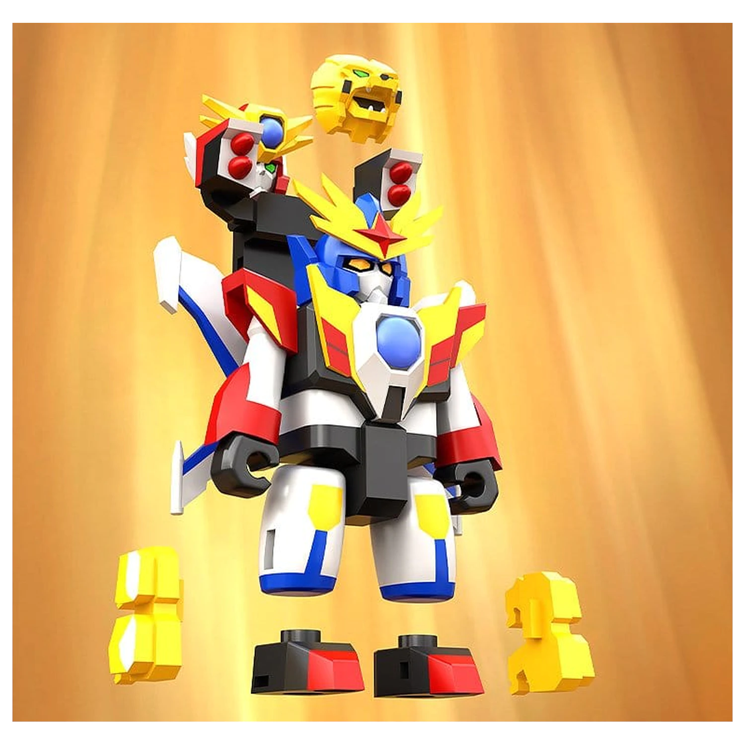 The Brave Fighter of Legend Da-Garn Brickroid Actionfigur Ga-Orn (Animal Mode) 2 cm Produktfoto