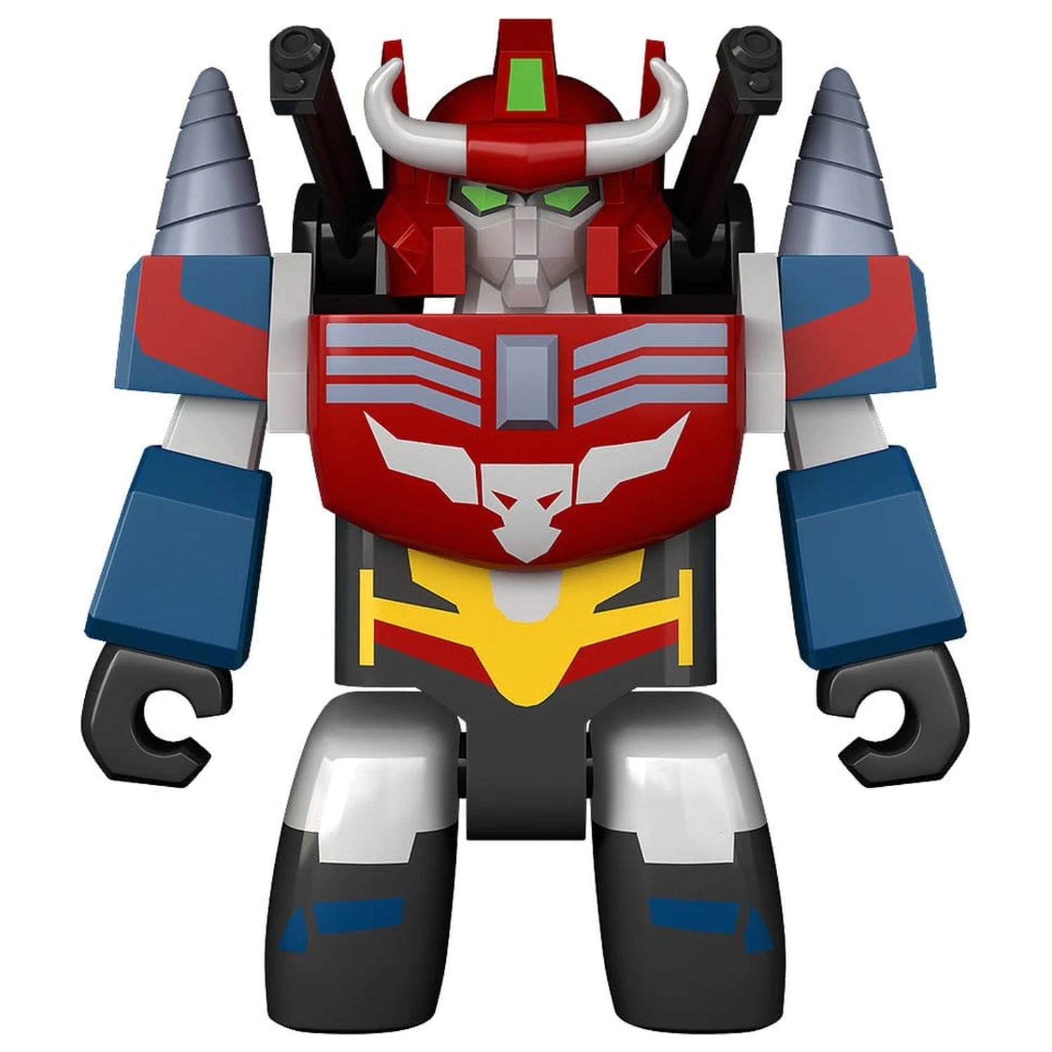 The Brave Fighter of Legend Da-Garn Brickroid Actionfigur Land Bison 5 cm Produktfoto