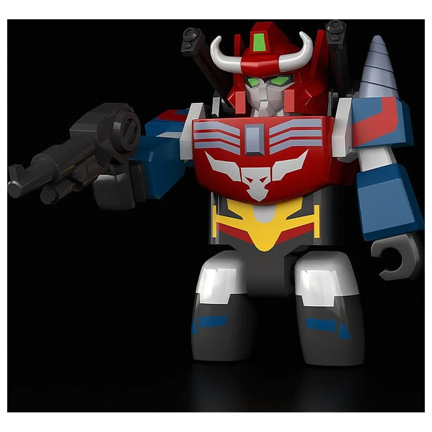 The Brave Fighter of Legend Da-Garn Brickroid Actionfigur Land Bison 5 cm Produktfoto