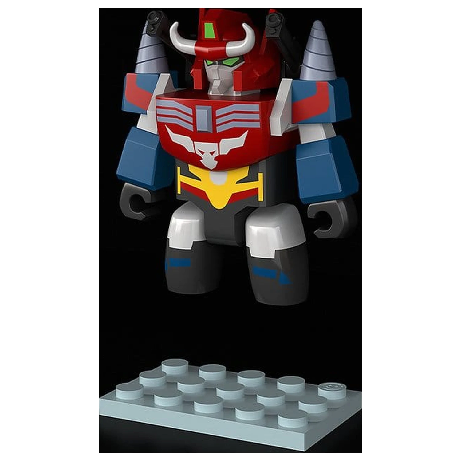 The Brave Fighter of Legend Da-Garn Brickroid Actionfigur Land Bison 5 cm Produktfoto