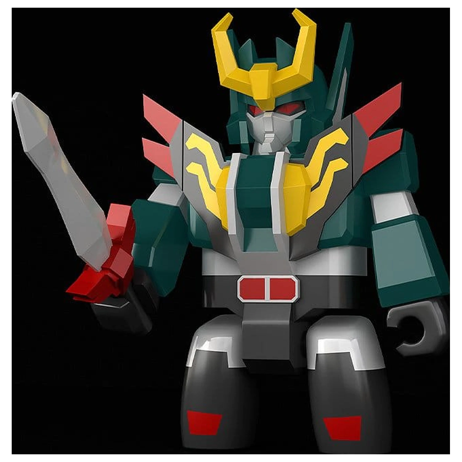 The Brave Fighter of Legend Da-Garn Brickroid Actionfigur Seven Changer 5 cm Produktfoto