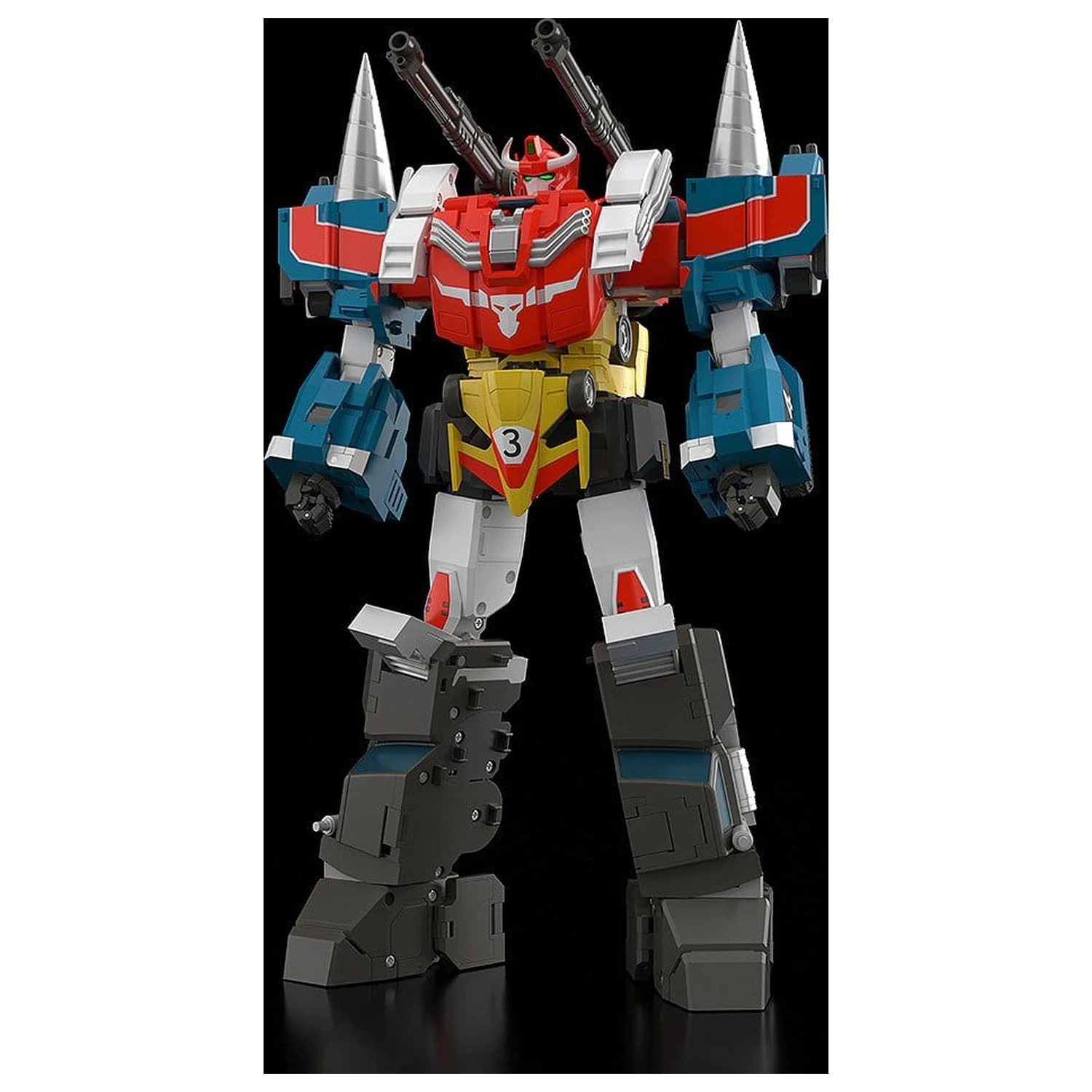 The Brave Fighter of Legend Da-Garn Actionfigur The Gattai Land Bison 27 cm Produktfoto