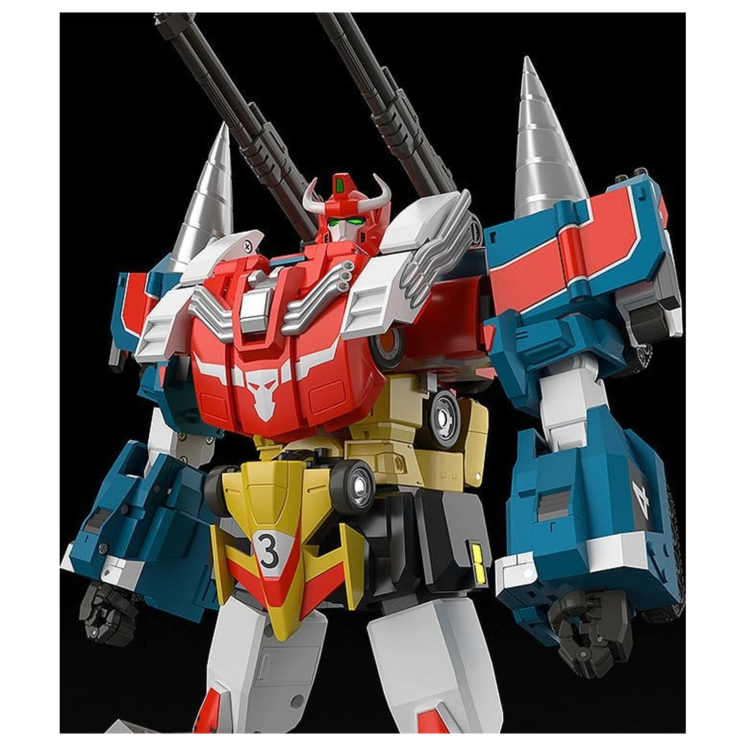 The Brave Fighter of Legend Da-Garn Actionfigur The Gattai Land Bison 27 cm Produktfoto