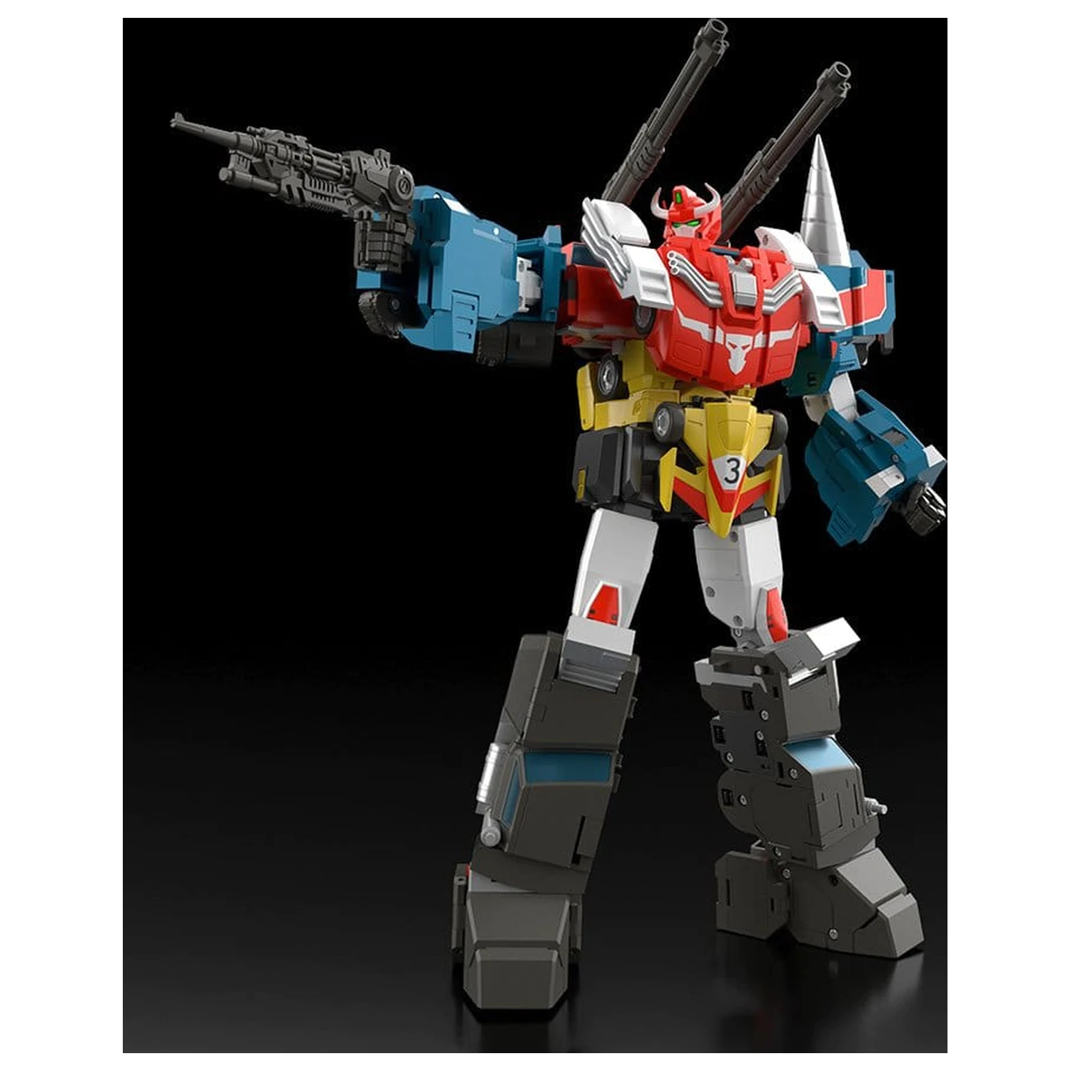 The Brave Fighter of Legend Da-Garn Actionfigur The Gattai Land Bison 27 cm Produktfoto