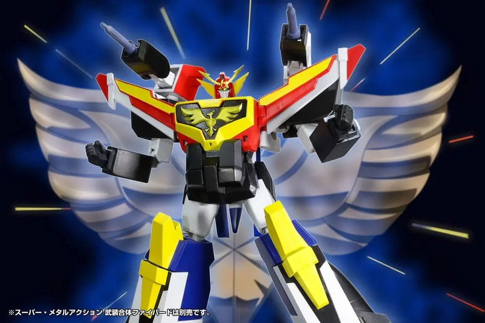 The Brave Fighter of Sun Fighbird Super Metal Action Action Figur Jetgattai Granbird 22 cm Produktfoto