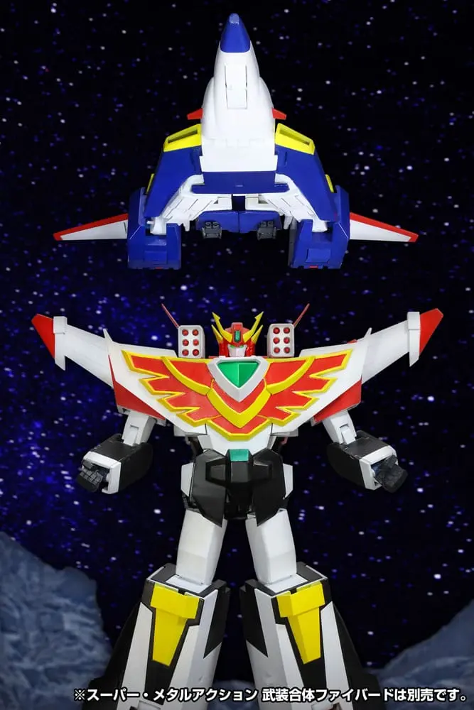 The Brave Fighter of Sun Fighbird Super Metal Action Action Figur Jetgattai Granbird 22 cm Produktfoto