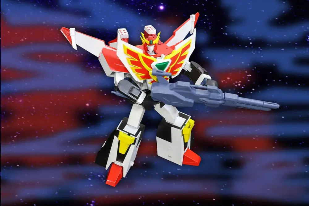 The Brave Fighter of Sun Fighbird Super Metal Action Action Figur Jetgattai Granbird 22 cm Produktfoto