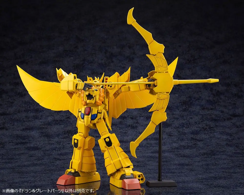 The Brave of Gold Goldran Plastic Model Kit Dran & Great Parts 12 cm Produktfoto
