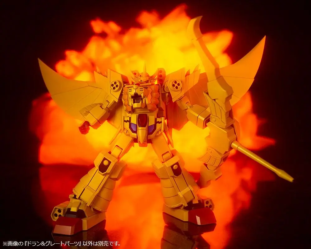 The Brave of Gold Goldran Plastic Model Kit Dran & Great Parts 12 cm Produktfoto