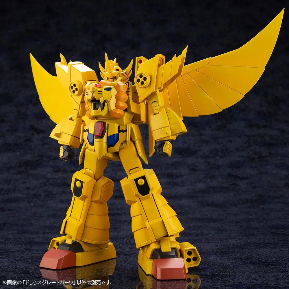 The Brave of Gold Goldran Plastic Model Kit Dran & Great Parts 12 cm Produktfoto