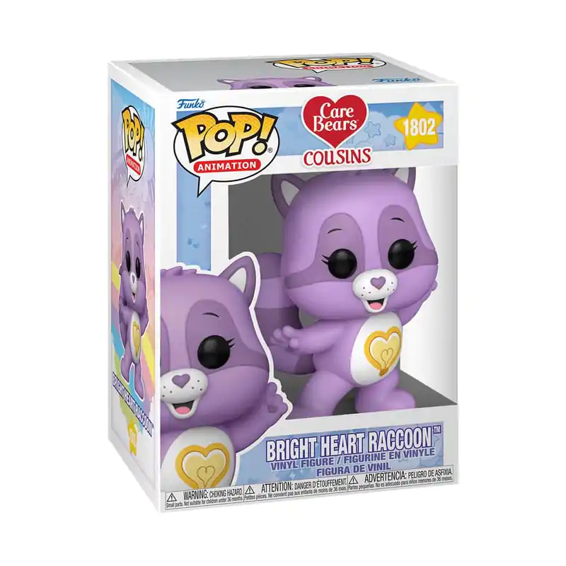 Die Glücksbärchies Funko POP! Animation Vinyl Figur Bright Heart Raccoon 9 cm Produktfoto