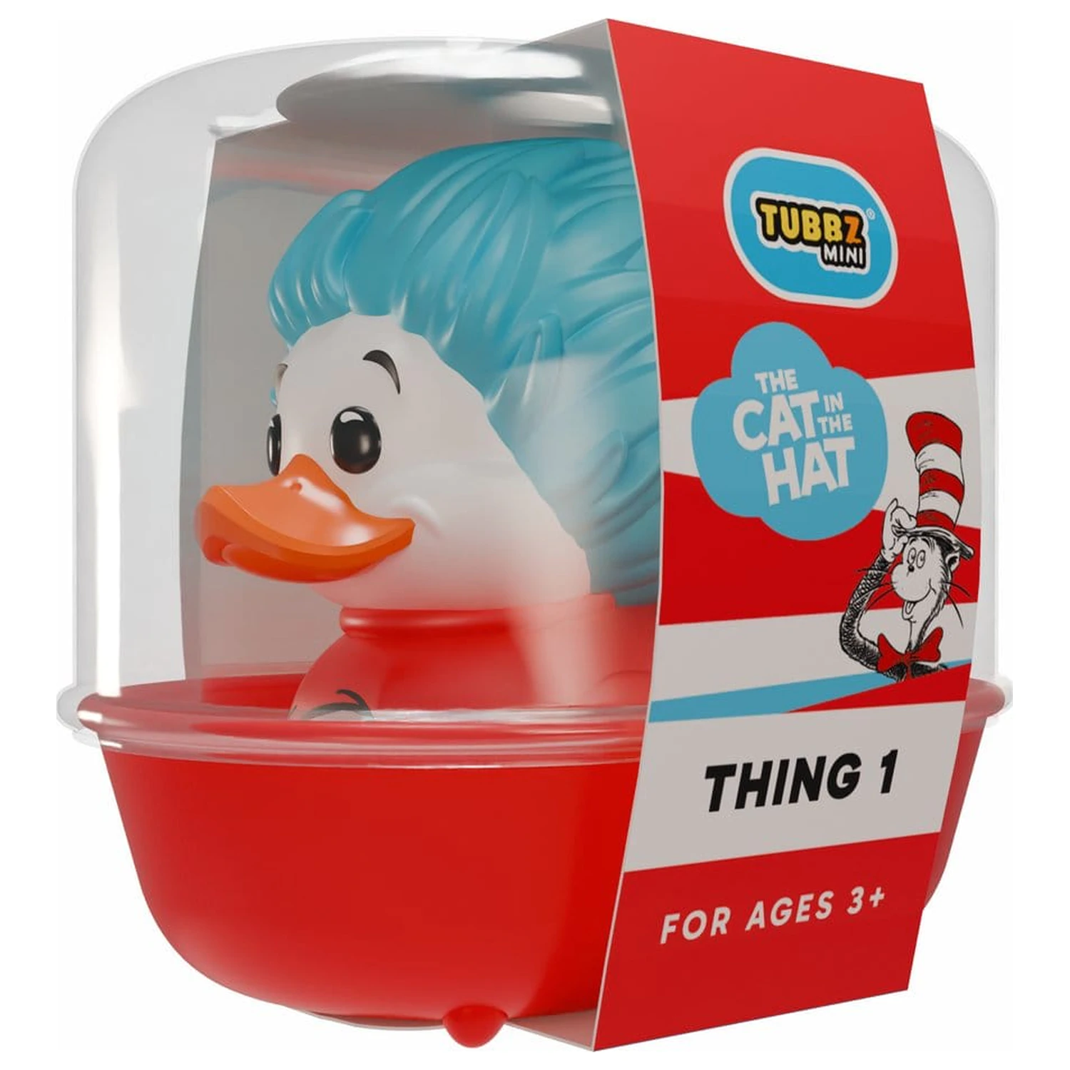 The Cat in the Hat Badewannen Tubbz Mini PVC Figur Ding 1 Produktfoto