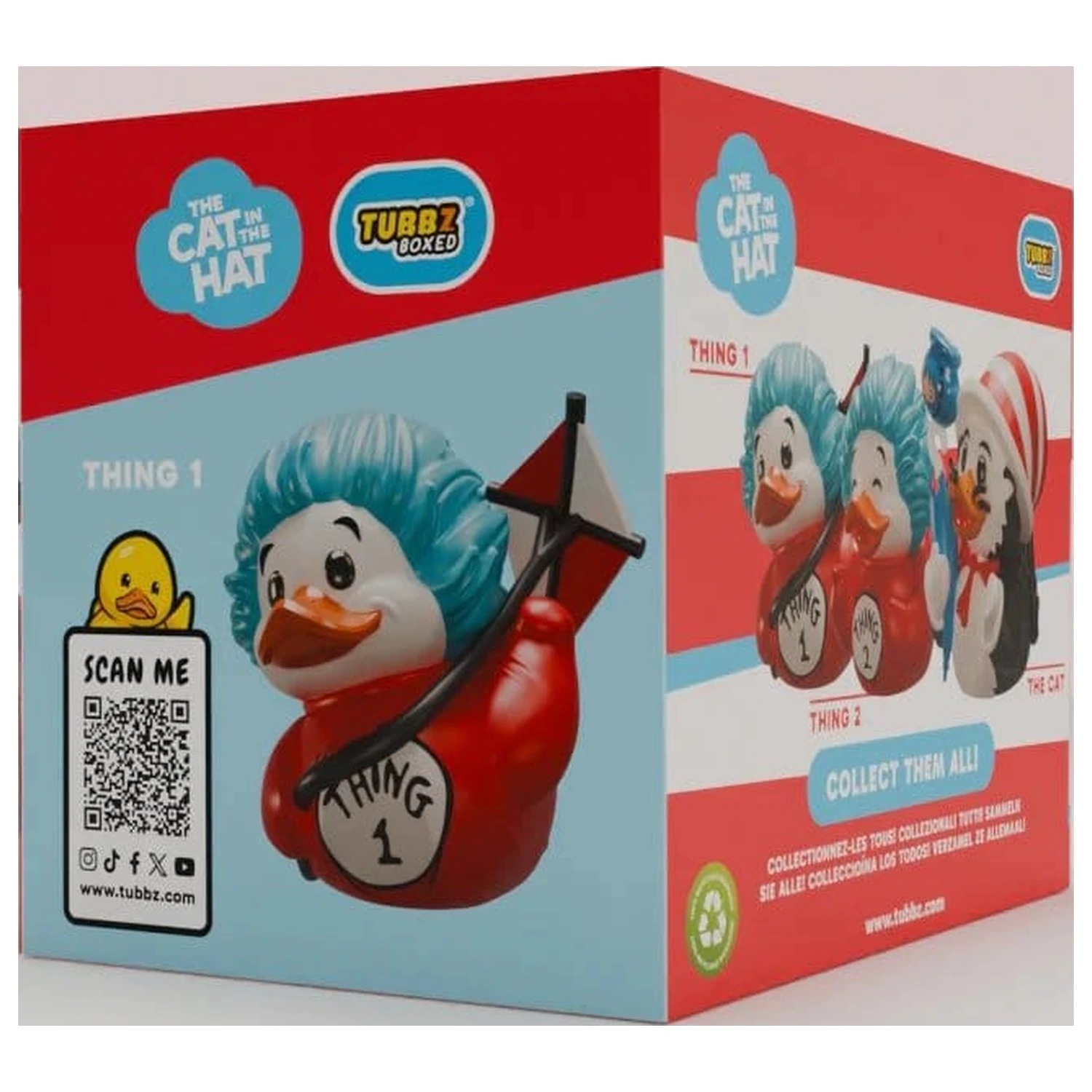 The Cat in the Hat Tubbz PVC Figur Thing 1 Boxed Edition 10 cm Produktfoto