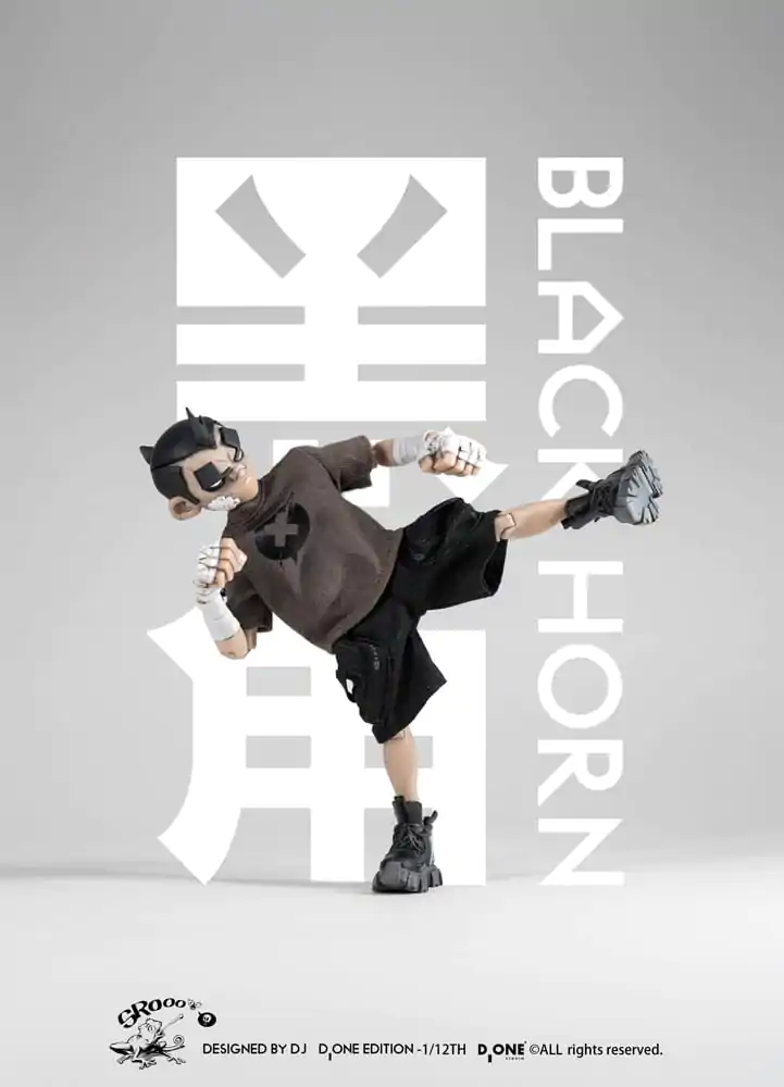 The Circle Actionfigur Kit 1/12 Black Horn Year of the Loong Limited Edition 16 cm Produktfoto