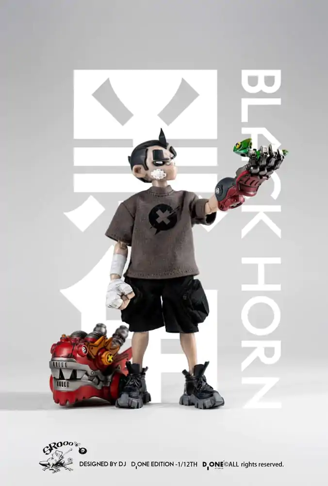 The Circle Actionfigur Kit 1/12 Black Horn Year of the Loong Limited Edition 16 cm Produktfoto