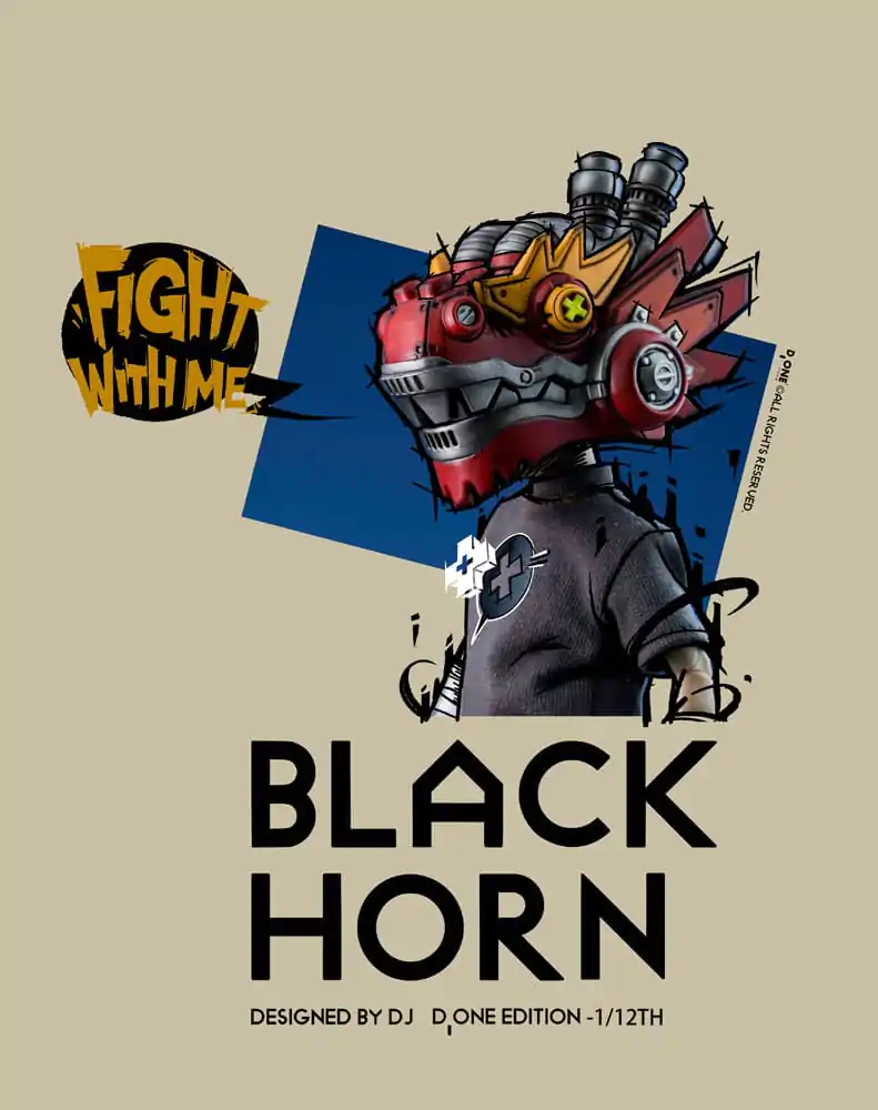 The Circle Actionfigur Kit 1/12 Black Horn Year of the Loong Limited Edition 16 cm Produktfoto