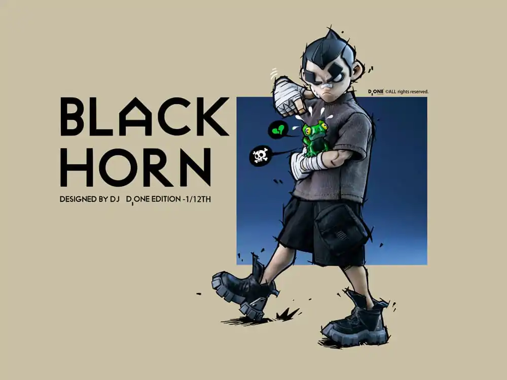 The Circle Actionfigur Kit 1/12 Black Horn Year of the Loong Limited Edition 16 cm Produktfoto