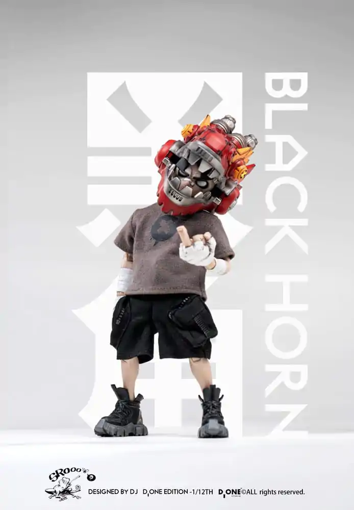 The Circle Actionfigur Kit 1/12 Black Horn Year of the Loong Limited Edition 16 cm Produktfoto