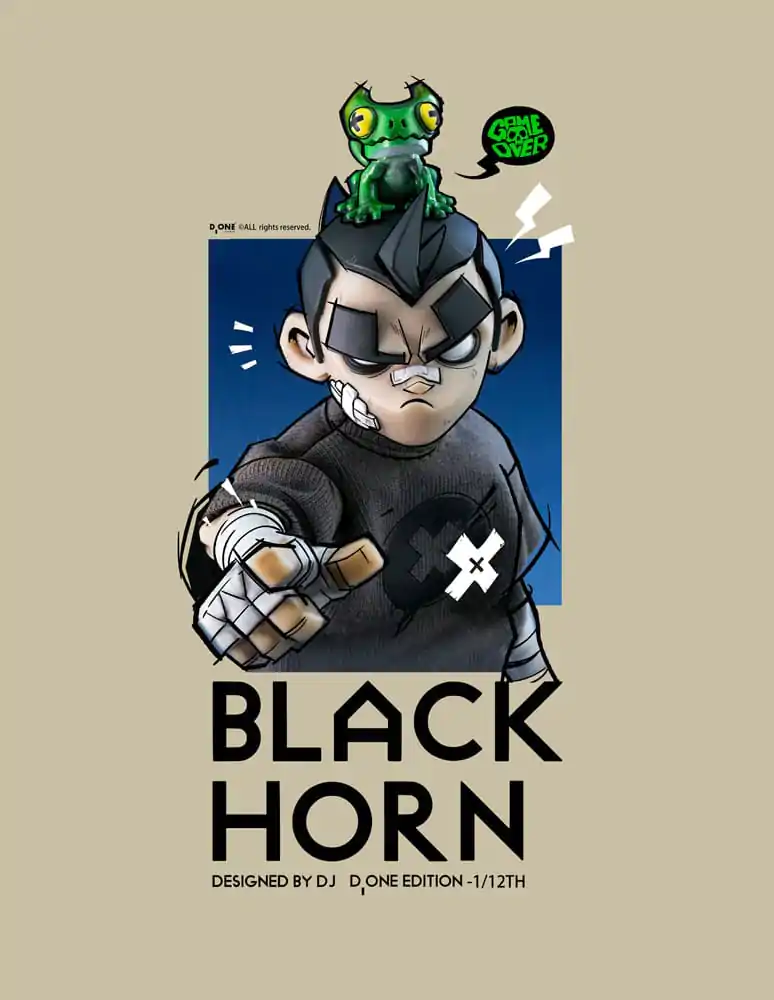The Circle Actionfigur Kit 1/12 Black Horn Year of the Loong Limited Edition 16 cm Produktfoto