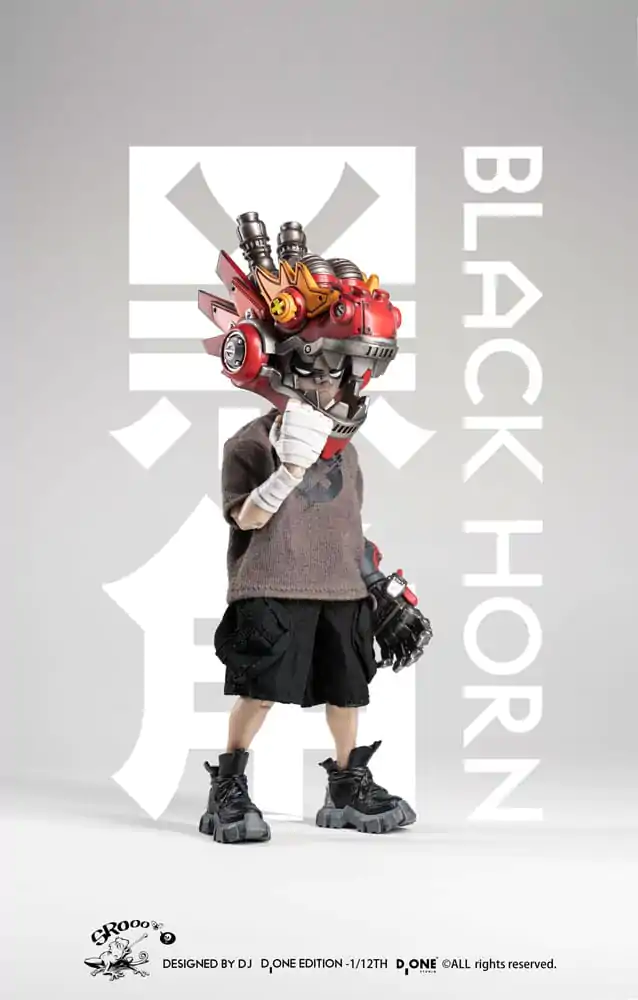 The Circle Actionfigur Kit 1/12 Black Horn Year of the Loong Limited Edition 16 cm Produktfoto