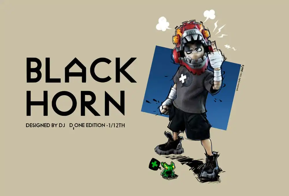 The Circle Actionfigur Kit 1/12 Black Horn Year of the Loong Limited Edition 16 cm Produktfoto