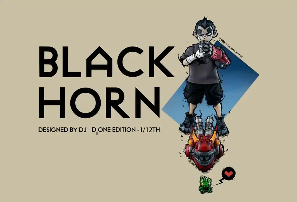 The Circle Actionfigur Kit 1/12 Black Horn Year of the Loong Limited Edition 16 cm Produktfoto