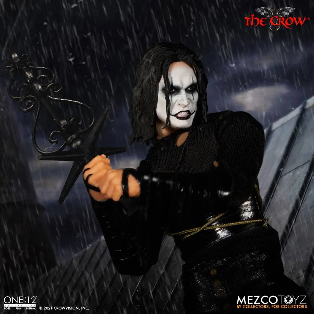 The Crow Actionfigur 1/12 Eric Draven 17 cm termékfotó