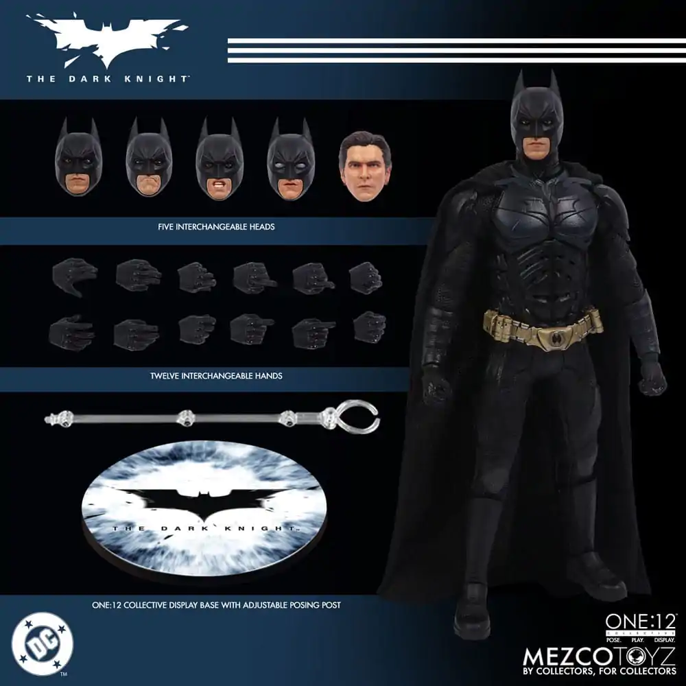 The Dark Knight Action-Figur 1/12 Batman 17 cm Produktfoto
