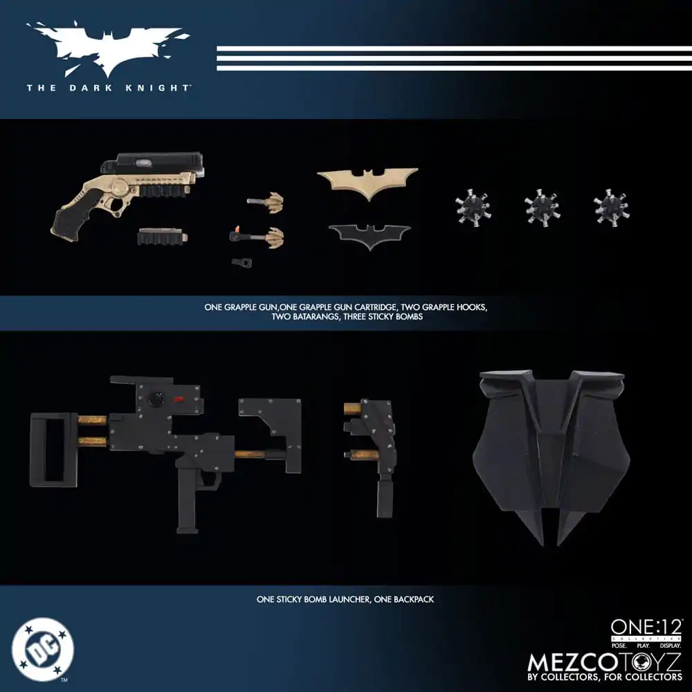 The Dark Knight Action-Figur 1/12 Batman 17 cm Produktfoto