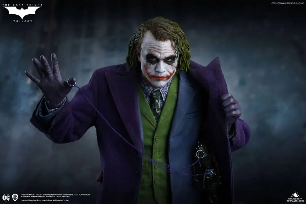 The Dark Knight Statue 1/4 Heath Ledger Joker Regular Edition 52 cm termékfotó