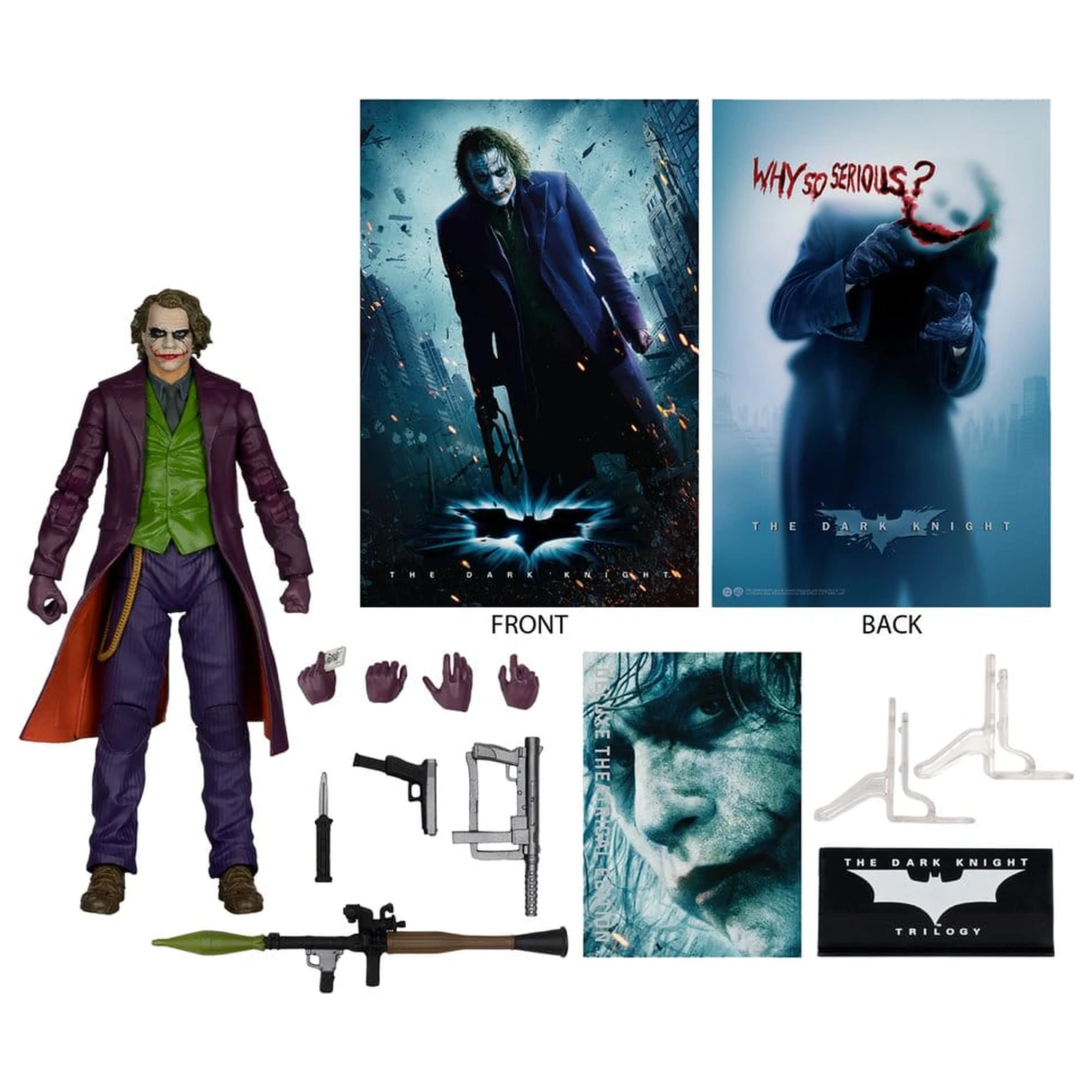 The Dark Knight DC Multiverse Deluxe Theatrical Edition Action-Figur Joker 18 cm Produktfoto