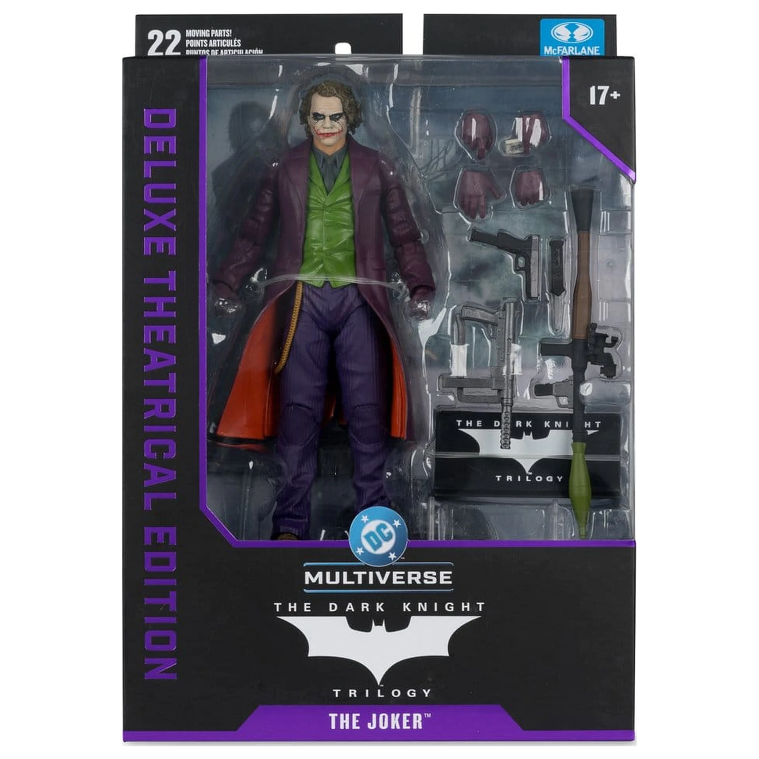 The Dark Knight DC Multiverse Deluxe Theatrical Edition Action-Figur Joker 18 cm Produktfoto