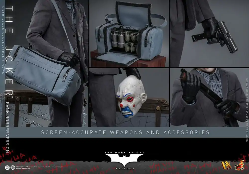 The Dark Knight DX Action Figur 1/6 The Joker (Bank Robber Version) 30 cm Produktfoto