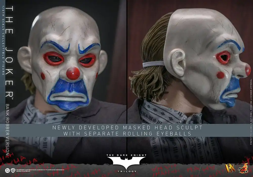 The Dark Knight DX Action Figur 1/6 The Joker (Bank Robber Version) 30 cm Produktfoto