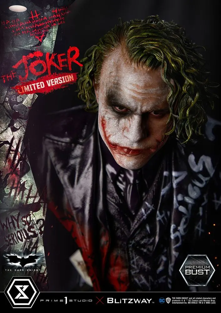 The Dark Knight Premium Büste The Joker Limited Version 26 cm Produktfoto
