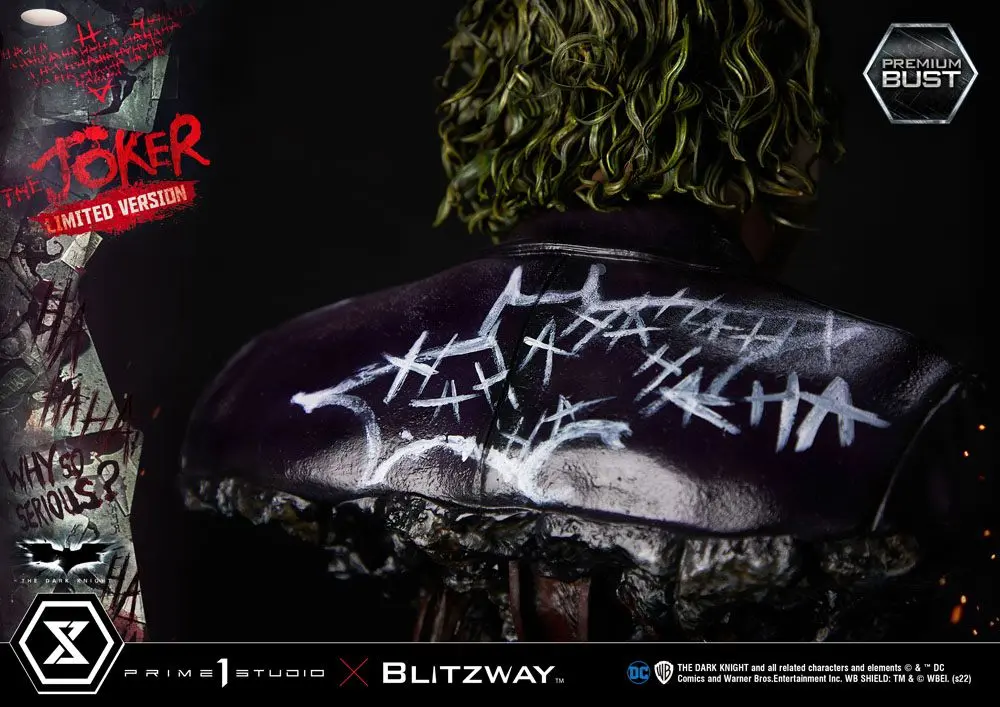 The Dark Knight Premium Büste The Joker Limited Version 26 cm Produktfoto