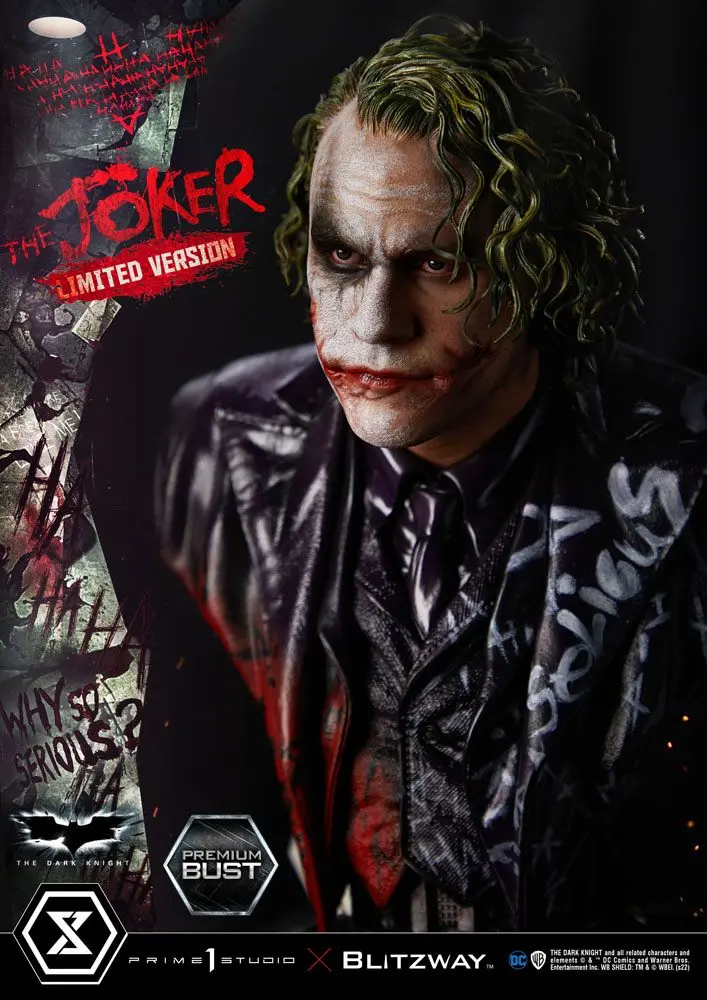 The Dark Knight Premium Büste The Joker Limited Version 26 cm Produktfoto