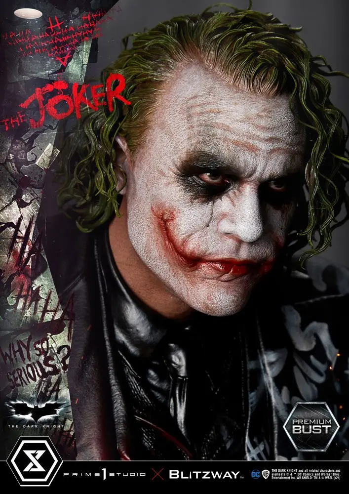 The Dark Knight Premium Büste The Joker 26 cm Produktfoto