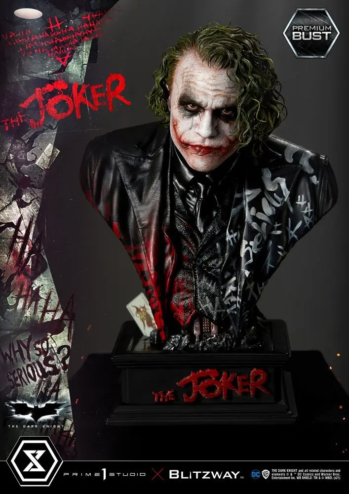 The Dark Knight Premium Büste The Joker 26 cm Produktfoto