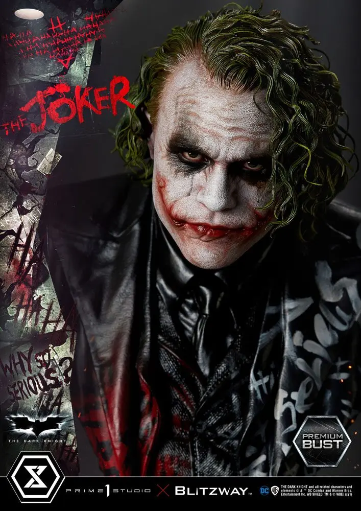 The Dark Knight Premium Büste The Joker 26 cm Produktfoto