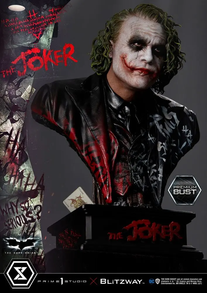 The Dark Knight Premium Büste The Joker 26 cm Produktfoto