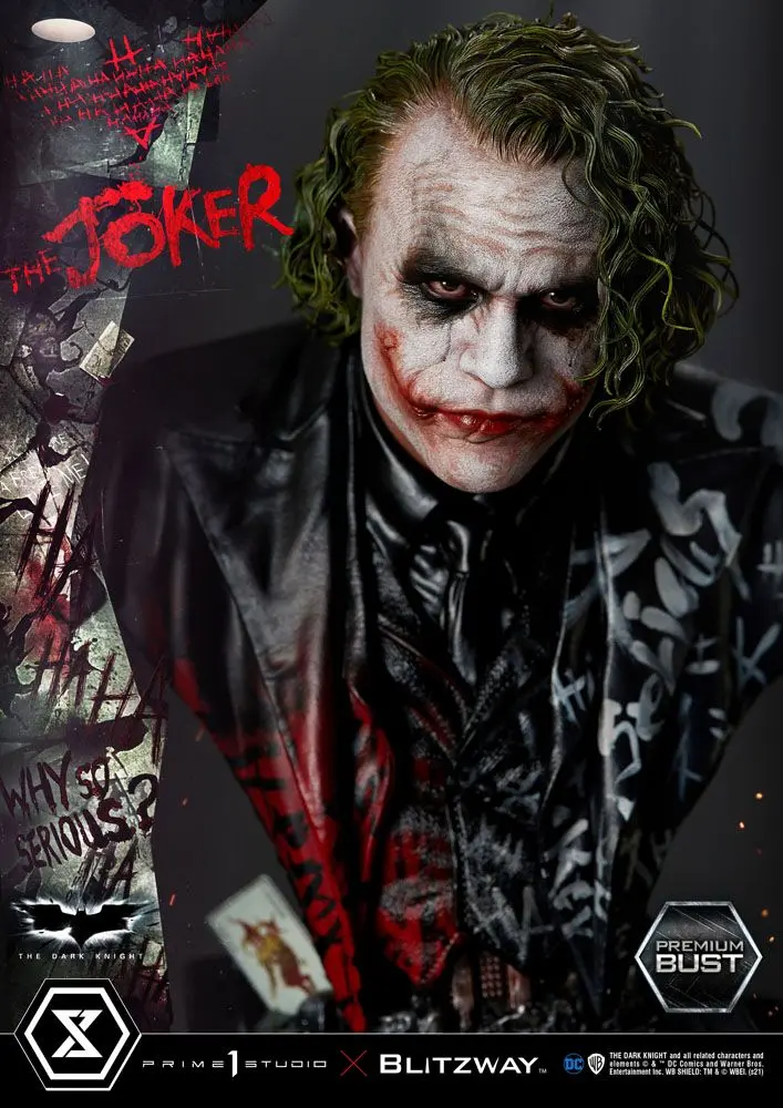 The Dark Knight Premium Büste The Joker 26 cm Produktfoto