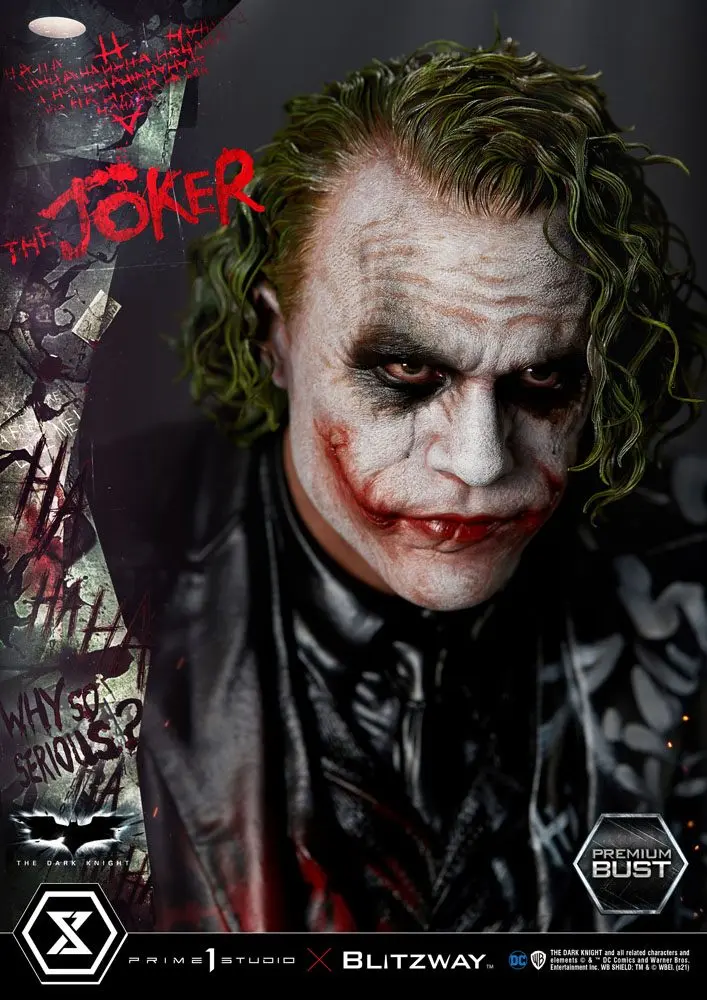 The Dark Knight Premium Büste The Joker 26 cm Produktfoto