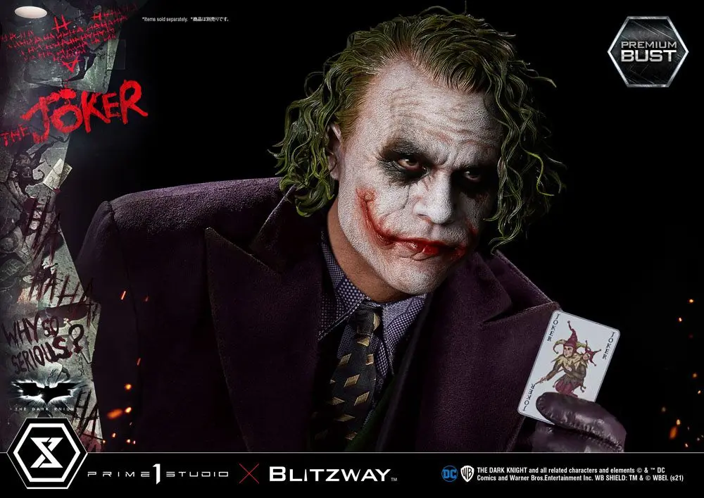 The Dark Knight Premium Büste The Joker 26 cm Produktfoto