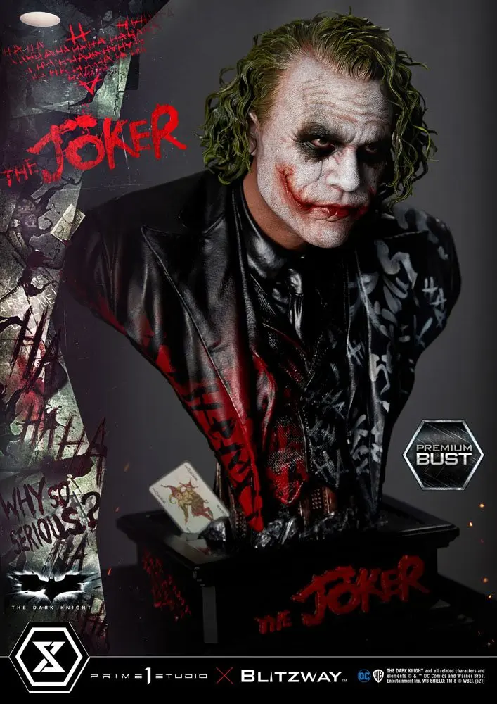 The Dark Knight Premium Büste The Joker 26 cm Produktfoto