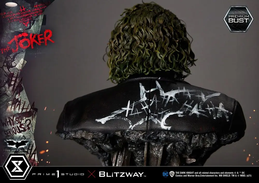 The Dark Knight Premium Büste The Joker 26 cm Produktfoto
