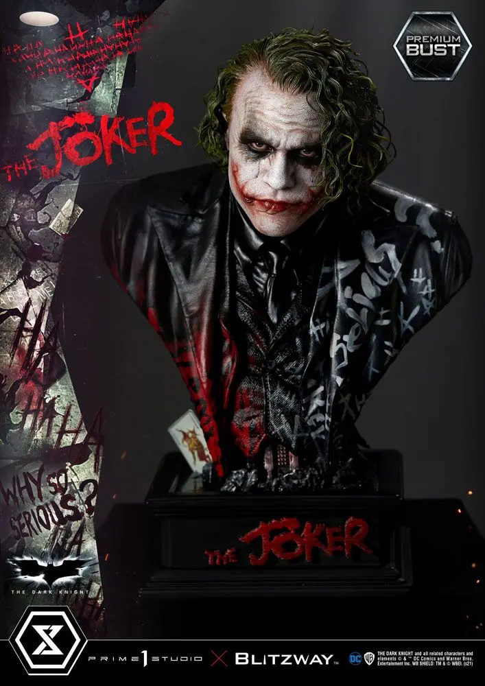 The Dark Knight Premium Büste The Joker 26 cm Produktfoto